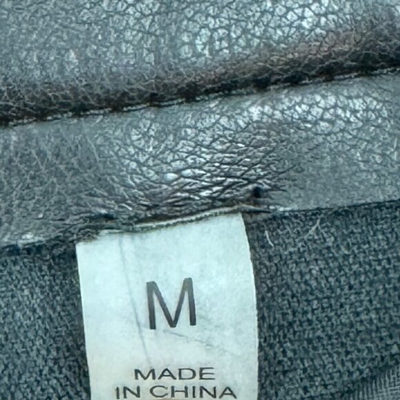 Bagatelle Collection Faux Leather Straight Leg Pants Women's Size Medium - Picture 6 of 8